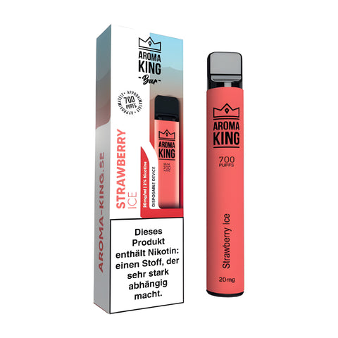 Aroma King Bar Fraise Glacée 700 bouffées 20mg