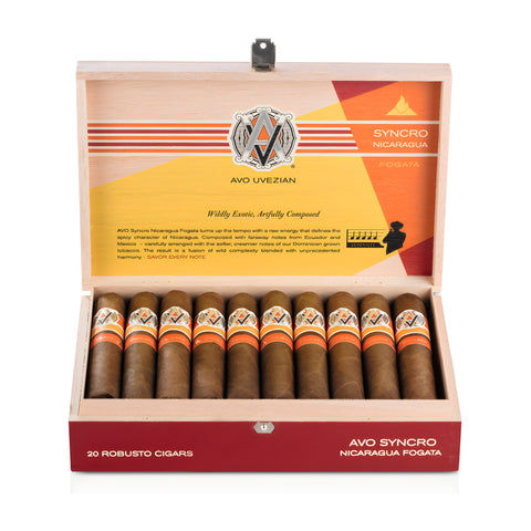 Boîte de 20 cigares Avo Syncro Nicaragua Fogata Robusto