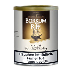Tabac à pipe Borkum Riff Bourbon Whiskey, boîte de 200 g