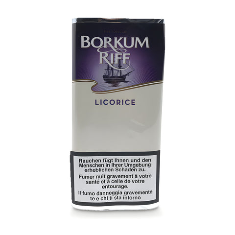Tabac à pipe Borkum Riff réglisse