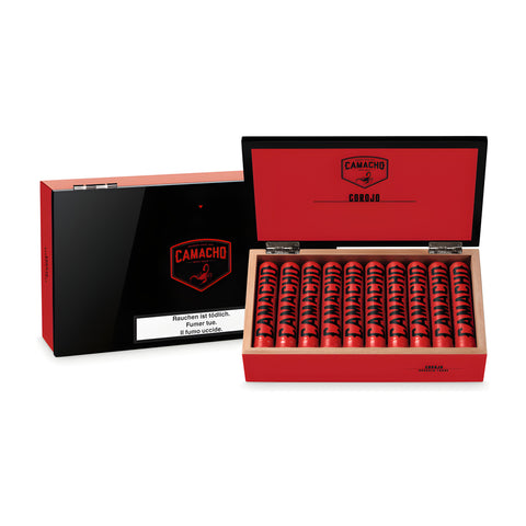 Boîte de 20 Camacho Corojo Robusto Tubos