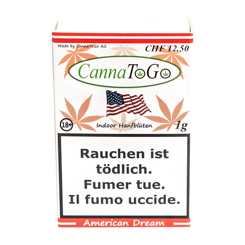CannaToGo Fleurs de chanvre American Dream - 1 g