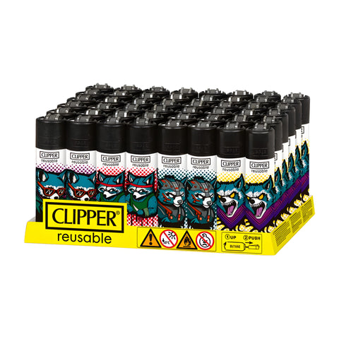 Clipper Classic Large Motif Raton laveur
