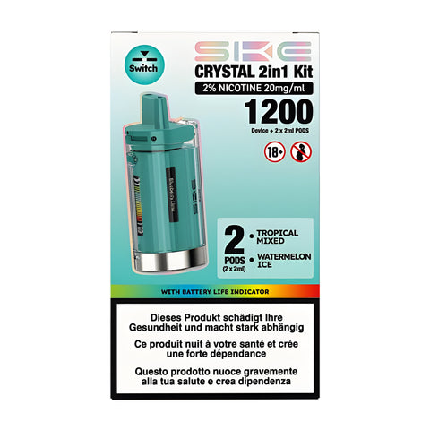 Crystal 2in1 Turkish Edition Banana Tropical / Watermelon PODS 2% Nikotin