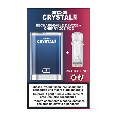 Kit Crystal Plus Amare Blue Cherry 2 % de nicotine