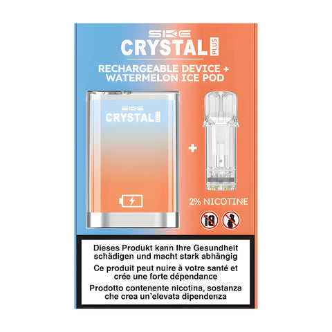 Kit Crystal Plus Amare Pastèque 2 % de nicotine