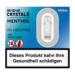 Crystal Plus Menthol 0% Nicotine 2x2ml E-Pod