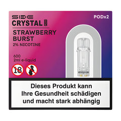 Crystal Plus Strawberry Burst 2% nicotine 2x2ml E-Pod