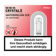 Crystal Plus Pastèque Glacée 2% Nicotine 2x2ml E-Pod