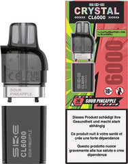 SKE Crystal CL6000 ref. 2ml + 10ml pinea. 2% Nic.