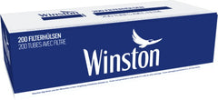 Winston Blue Zigarettenhülsen