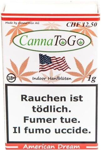 CannaToGo Hanfblüten American Dream - 1 g