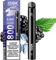ISOK X Black Berry Ice 800 Puffs 20mg