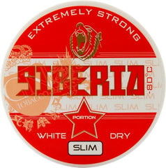 Siberia 80°C White Dry Slim Portion 13g - 13 g x 5 Stück