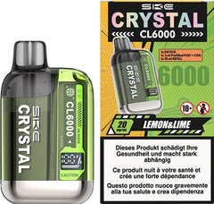 SKE Crystal CL6000 2ml + 10ml Lemon Lime 2% Nic.
