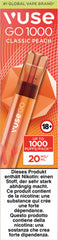 Vuse GO 1000 Classic Peach 20mg
