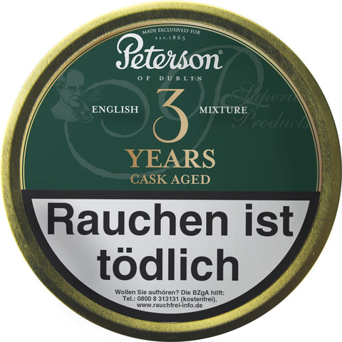 Peterson 3 Years Cask Aged English Mixture Limited Edition Pfeifentabak
