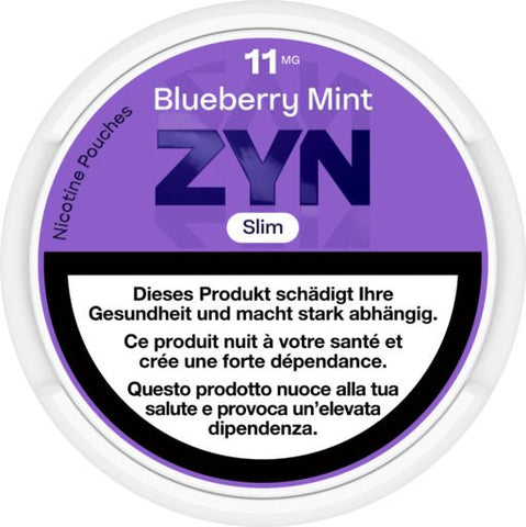 Zyn Blueberry Mint Slim 11mg