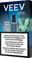 Veev One Velvet Black Bluemint Kit + Pod 1.8%