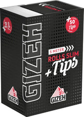 Gizeh Black Rolls 5 Meter + 50 Tips