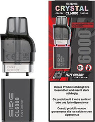 SKE Crystal CL6000 refill 2ml + 10ml Cher. 2% Nic.