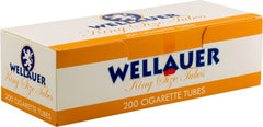 Wellauer King Size Zigarettenhülsen - 200 Stück x 5 Pack