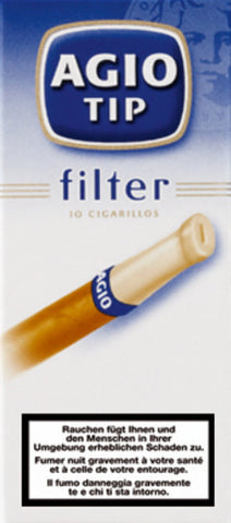 Agio filter-tip blau 10/10