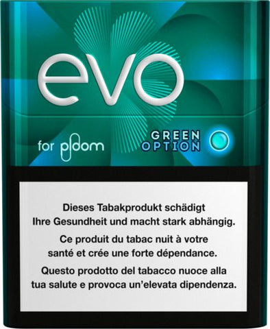 Evo Tobacco Sticks Green Option Ploom