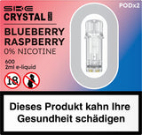 Crystal Plus Blueberry Raspberry 0% Nikotin 2x2ml E-Pod