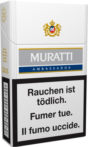 Muratti Ambassador Silber Box