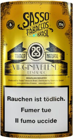 Sasso Virginie Naturelle Tabac BIO 25g