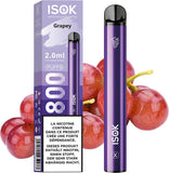 ISOK X Grapey 800 Puffs 20mg