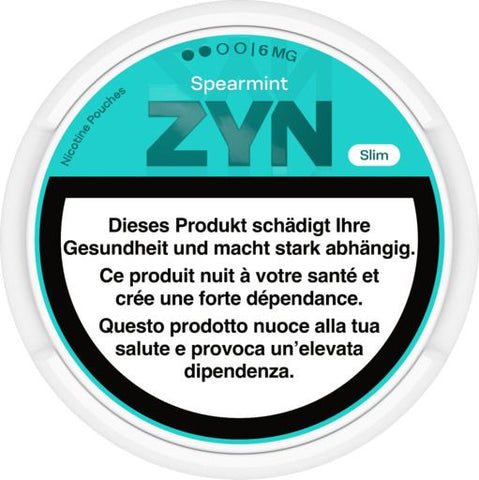 Zyn Spearmint Slim 6mg