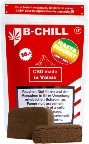 B-Chill Rasta Rocket CBD Hashish - 1.5 g