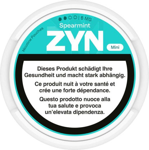 Zyn Spearmint Mini 6mg