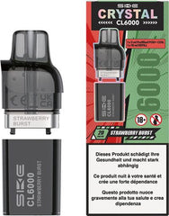 SKE Crystal CL6000 ref. 2ml + 10ml Straw. 2% Nic.