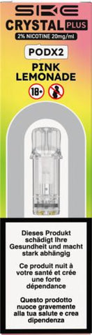 Crystal Plus Pink Lemonade 2% Nikotin 2x2 ml E-Pod 5 Stück