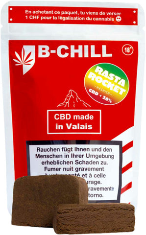 B-Chill Rasta Rocket CBD Hashish - 10 g