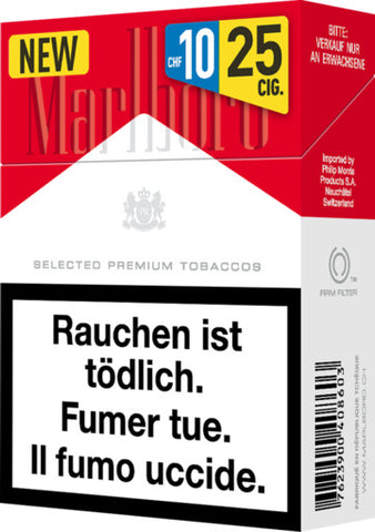 Marlboro Rot Box Big Pack - 20 Stück x 8 Pack