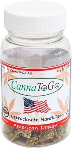 CannaToGo Hanfblüten American Dream - 4 g