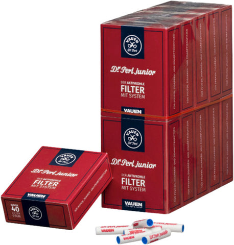 Vauen Dr. Perl 9mm Filter - 40 Stück x 10 Pack