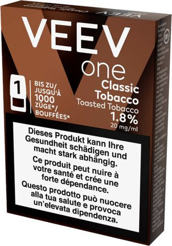 Veev One Classic Tobacco 1.8% 1 Stück