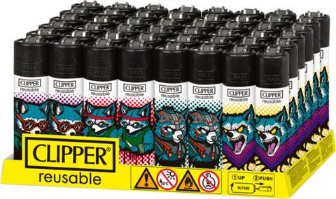 Clipper Classic Large Sujet Racoons
