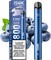 ISOK X Blueberry 800 Puffs 20mg