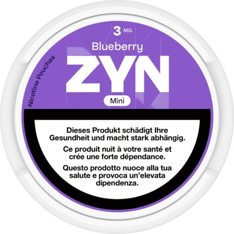 Zyn Blueberry Mini 3mg 20pce