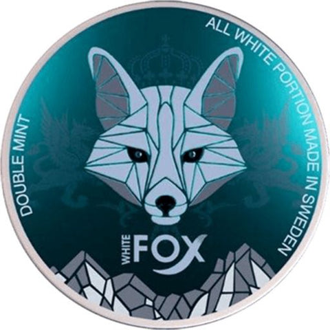 White Fox Double Mint Slim 15g - 1 Stck x 10 Pack