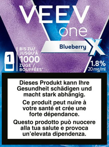 Veev One Blueberry X Pod 1.8%