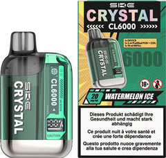 SKE Crystal CL6000 2ml + 10ml Waterm. Ice 2% Nic.