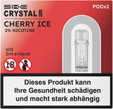 Crystal Plus Cherry Ice 2% Nikotin 2x 2ml E-Pod