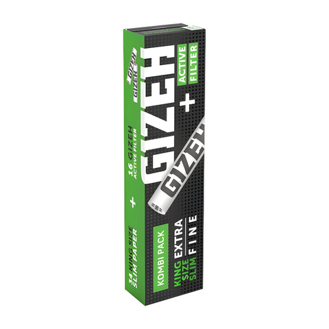 Gizeh Black King Size Slim + Active Filter